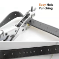 Leather Hole Puncher , Sets for Belts, Shoes, Fabric, DIY & Craft Projects, Multi Hole Size Use.
