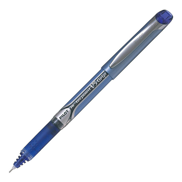 Pilot%20Hi-Tecpoint%20V5%20Grip%20Rollerball%20Pen%20Pens%20Pack%20Of%201,%20Black,Blue,Red,Green%20-%20Image%202