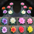 Artificial Flowers Floating Lotus Foam Water Lily Flower Plant Pond Fish Tank Decoration Garden Aquarium Pool Home Decor.