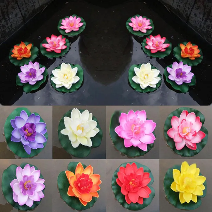 Artificial%20Flowers%20Floating%20Lotus%20Foam%20Water%20Lily%20Flower%20Plant%20Pond%20Fish%20Tank%20Decoration%20Garden%20Aquarium%20Pool%20Home%20Decor%20-%20Image%204