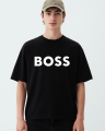 Hugo Boss Logo Printed Crewneck T-shirt.