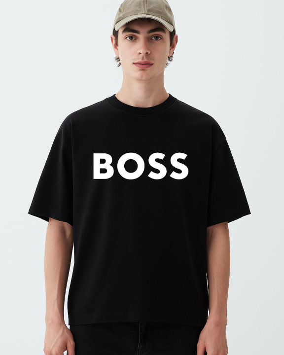 Hugo Boss Logo Printed Crewneck T-shirt