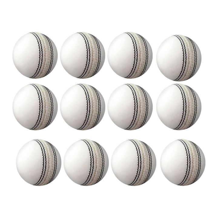 Cricket Ball -White colour Leather in 4 pat