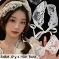 Fairy Lace Wide Hair Band - Spring Summer Headscarf - Adjustable Hair Styling Tools - French Ribbon Headband - Sweet, Pastoral Style, Korean, Elegant - Popular Hair Accessories. 