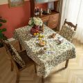 American Polyester Fabrics Tablecloth Light Luxury Dining Room/Living Room Coffee Table Home Rectangular Dining Table Tablecloth Pastoral Table Cloth.