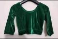 Indian Stylish Velvet Blouses Three Quarter Sleeves For Women.. 