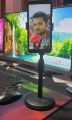 Desktop Mobile Phone Holder Stand 360 Rotate for Live Streaming Shoot YouTube TikTok Video Round Base Smartphone.