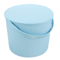 Storage Bucket Lid Bins Buckets Handles Basket Round Plastic Tub Household Small Stool Closet Storage Box Snack Storage Bucket. 