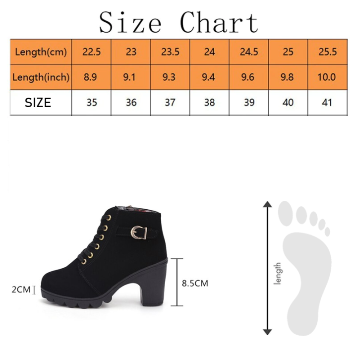 Black%20Ankle%20Boots%20for%20Women%20W.B.S-B3%20-%20Korean%20Design%20with%20Chain%20Accent%20and%20Pump%20Style%20-%20Image%203