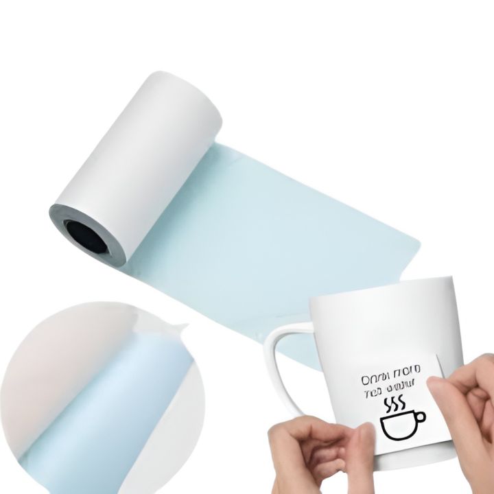 Self-Adhesive Waterproof Thermal Sticker Paper Roll 10 Pcs 57mm X 30mm - Perfect For Mini Photo And Label Printers