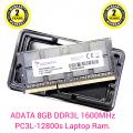8Gb Ddr3 - Pc3L 1600Mhz Laptop Ram - multiple brands  Samsung - Hynix - Adata - Others - High-Quality Laptop Ram For Improved Performance. 