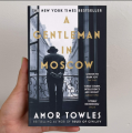 A Gentleman in Moscow  (  Book by Amor Towles  )   (  Premium Print and Matte Cover  ). 