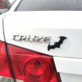 3D Metal Batman Car Sticker Logo for Bike Motor Car Silver Chrome Motor Emblem.