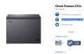 Haier Chest Freezer Official 301L HCF-340SM Super Fast Cooling up to -30°C DEEP with Free Delivery. 