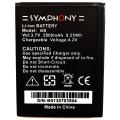 Symphony i60 Mobile Battery 2500 mAh. 