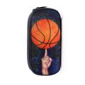 Basketball Print Cosmetic Case Pencil Bag Boys Girls Schoolbags Kids Stationary Bag Children Pencil Box School Supplies Bag.