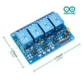 Arduino 4 channel relay module 5V control board with optocoupler  Relay Output 4 way relay module. 