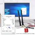 FENVI Wi-Fi 6E AX210 Card Tri Band 2.4G/5Ghz/6Ghz For Bluetooth 5.3 802.11AX M.2 Wireless WiFi Card Desktop Kit For Win 10/11. 
