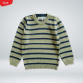Boys Long Sleeve Striped Pullover Sweater For Winter From Levin.