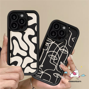 Bilashmart For Vivo Y27s Y36 Y17s Y27 Y35 Y17 Y16 Y11 Y22 Y15 Y12 Y20i V25 Y21 Y30 Y12s V25E Y22s Y20 Y12i Y91 Y51 V29 Y21s Y91C V27 Y33s Y02 Y31 Trendy Doodle Art Zebra Print Lines Eye Case