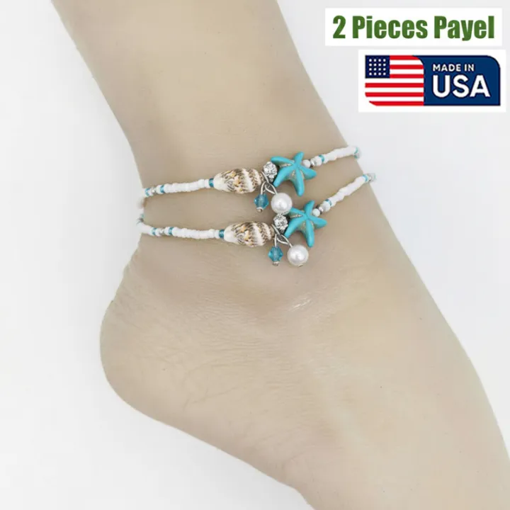 American%202%20Pieces%20Popular%20Pearl%20Starfish%20Payell%20Yoga%20Beach%20Hanging%20Chain%20Anklet%20Pendant%20Friendship%20Foot%20Ornament%20Jewelry%20%7C%20Birthday%20Wedding%20Engagement%20Bridal%20Party%20Marriage%20Anniversary%20Ultimate%20Gift%20for%20Modern%20Women%20%E2%80%93%20Multicolor%20-%20Image%205