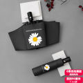 Automatic umbrella, UV umbrella, tri-fold umbrella, vinyl sunscreen, anti-ultraviolet parasol, advertising umbrella, printed LOGO, folding umbrella.