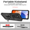 【Customer favorite】 laxyA5 55 Ga Moving Lens Camera Protector G Case Slip A55 5 for Galaxy Armor Phone Back Coque for Galaxy A55 A5 Ring Stand Cover. 