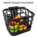 Large Capacity Bicycle Front Basket Easy Installation Strong Load-bearing Ideal Scooter Bike Replacement Part for Bike Supplies in Southeast Asia. 