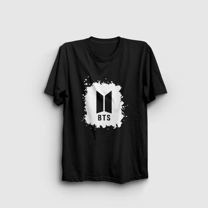 Casual Printed Jersey T-Shirt for Men's//BTS T-Shirt//Black T-Shirt