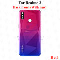 For Realme 3 Back Panel/Backshell/ Casing +Camera Lens + SIde Button  With Logo-All Colors Available. 