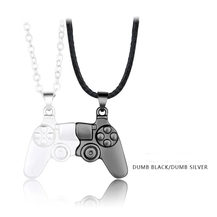 2pcs/Set%20Magnetic%20Game%20Controller%20Couple%20Necklace%20with%20Gold/Silver%20Color%20PS4%20Game%20Console%20Pendant%20Necklace%20Valentine's%20Day%20Gift%20-%20Image%206