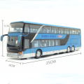 1:32 Alloy Bus Toy Double Decker Bus Model Simulation Children's Car Sightseeing Bus Toy Car Gift. 