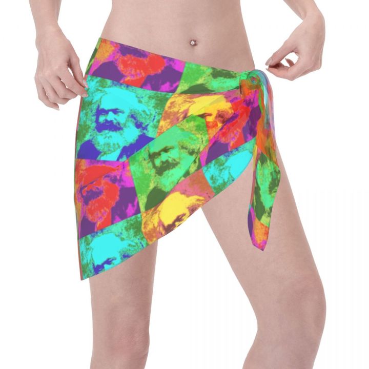 Women%20Chiffon%20Pareo%20Scarf%20Karl%20Marx%20Pop%20Art%20Communist%20Beach%20Cover%20Up%20Wrap%20Kaftan%20Sarong%20Skirts%20Politics%20Swimsuit%20Bikini%20Cover%20Up%20-%20Image%203