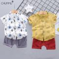 Fashion Baby Boy's Suit Summer Casual Clothes Set Top Shorts 2PCS Baby Clothing Set for Boys Infant Suits Kids Clothes. 
