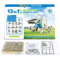 13 IN 1 Solar Robot DIY Stem Educational Kit Build Your Own Robot Kit Powered by the Sun with Solar Panel.