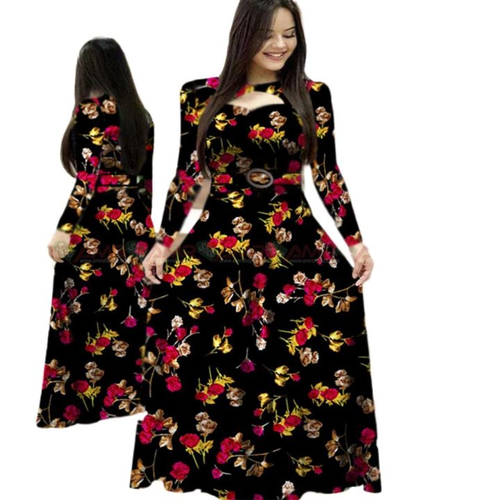 New%20Women%20Attractive%20Premium%20Quality%20Rose%20Print%20Semi%20long%20Kurti%20Digital%20print%20-%20Image%202