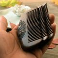 Pocket Wooden Comb Natural Black Gold Sandalwood Super Narrow Tooth Wood Combs No Static Lice Beard Comb Hair Styling.
