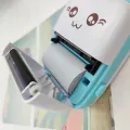 Thermal Mini Printer Label Sticker Printer Notes Printer Mobile Thermal Photo Printer Rechargeable Bluetooth Pocket Printer, Nadra-C9-Blue-Mini-3-Roll. 