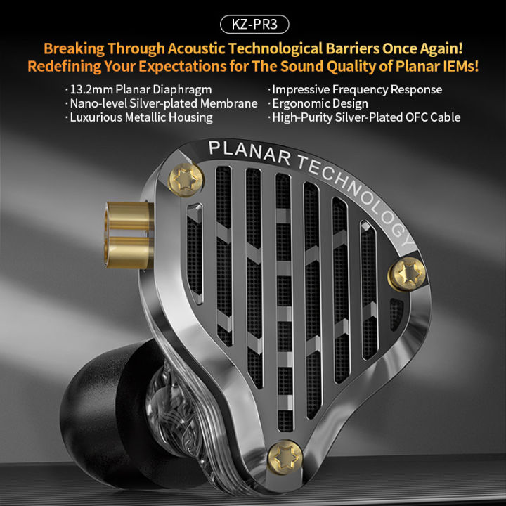KZ%20PR3%20In%20Ear%2013.2MM%20Planar%20Driver%20Wired%20Earphones%20Music%20Headphones%20HiFi%20Bass%20Monitor%20Earbuds%20Sport%20Headset%20-%20Image%205