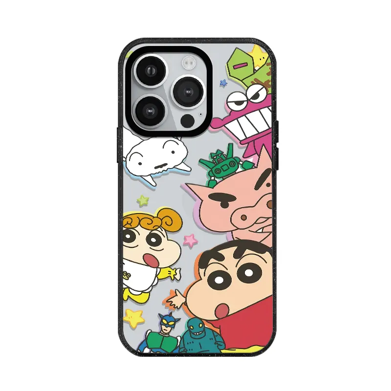 Anime Crayon Shin-chan Acrylic With MagSafe Phone Case For iPhonhappye 16  15 14 13 12 11 Pro Max Cute Anti-drop Shockproof Back Cover | Daraz.com.bd