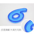 7.6cm transparent number 30 infant early education educational toys digital graphics factory direct sales. 