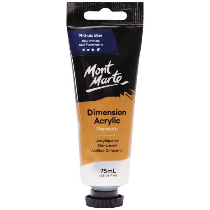 Mont Marte Dimension Acrylic 75mls - Phthalo Blue