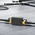 Female To Female RJ45 Ethernet Extender Extension Wire Cord Cable Network Adapters Connector for Internet Coupler Converter. 