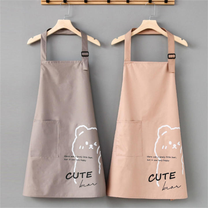 Apron%20Waterproof%20Oilproof%20Can%20Wipe%20Hands%20Kitchen%20Work%20Clothes%20Home%20Cooking%20Cleaning%20Men%20Women%20Universal%20Sleeveless%20Apron%20-%20Image%202