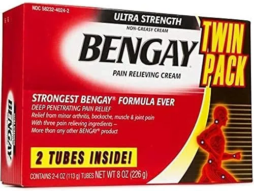 BENGAY%20ULTRA%20STRENGTH%20TOPICAL%20ANALGESIC%20CREAM%20TWIN%20PACK%20(EU)%20-%20226GM%20-%20Image%203