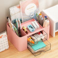 Drawer Pen Holder Storage Box Cute Children Boys Primary School Students Desktop Stationery Storage Box Multifunctional Large Capacity. 