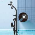 Pedal Exerciser Pedal Exercise Bike Workout Mini Indoor Leg Peddler Machine for Seniors Adjustable Resistance Hand Arm Leg Exercise Peddler.