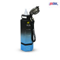 ProX 1000ml Square Pattern Tritan Sports Water Bottle_ WB-2531  | BPA-Free Clear Bottle with Spout Lid | Perfect for Gym, Travel & Outdoor Use.. 