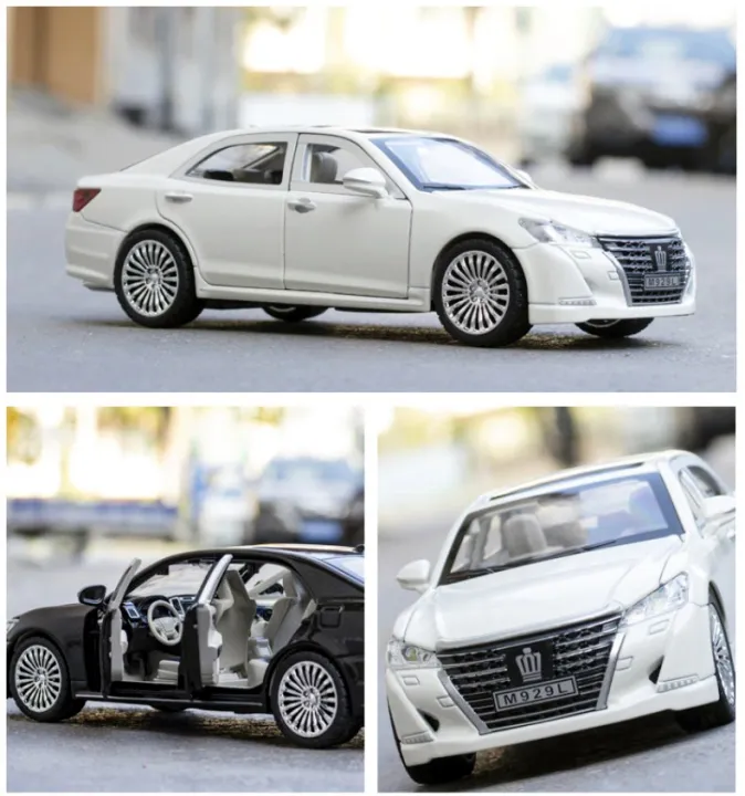 1:24%20Toyota%20Crown%20Diecast%20Alloy%20Car%20XLG%206%20Open%20Premium%20Model%20Vehicle%20Metal%20Toy%20Model%20Pull%20back%20Sound%20Light%20-%20Image%207