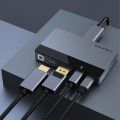 CABLETIME 4 in 1 Wireless Projector HDMI-compatible 4K 60HzMini DP HUB Light Switcher for PC Laptop Lenovo HDMI Switcher C370.